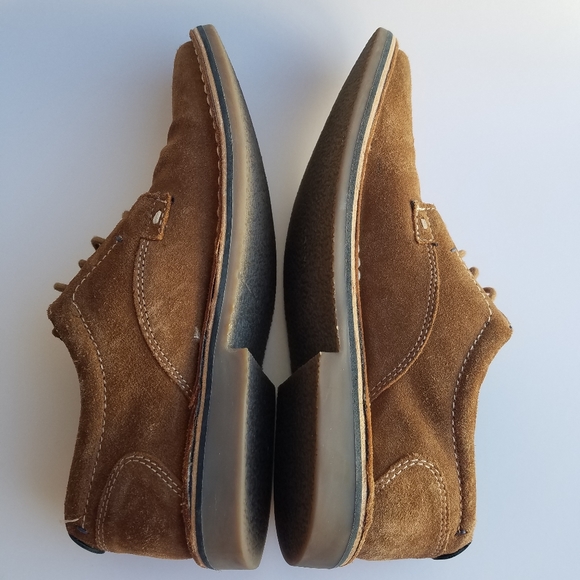 Steve Madden Hatrick 215 Mens Sz 7.5 Suede Oxford Shoes Lace Up Tan Brown main image 9